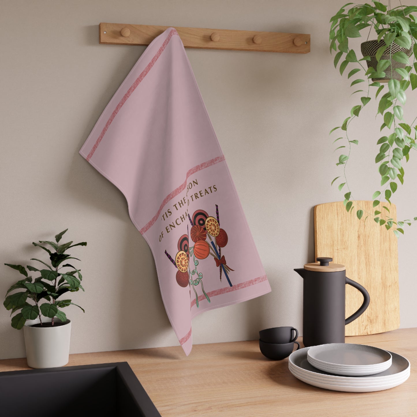 Halloween Candy Tea Towel