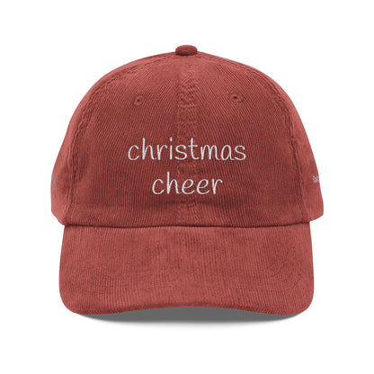Christmas Cheer Corduroy Cap