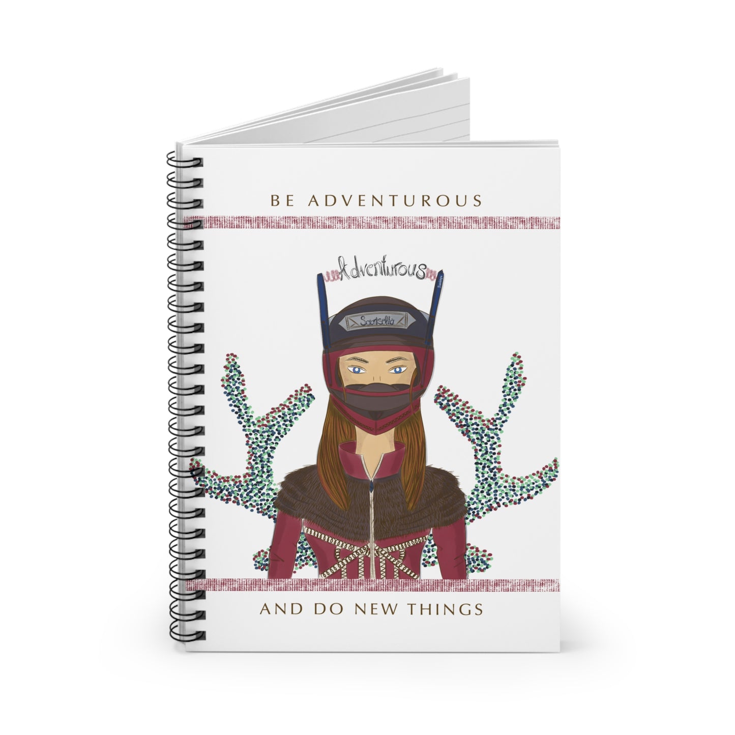 Adventurous Spiral Notebook