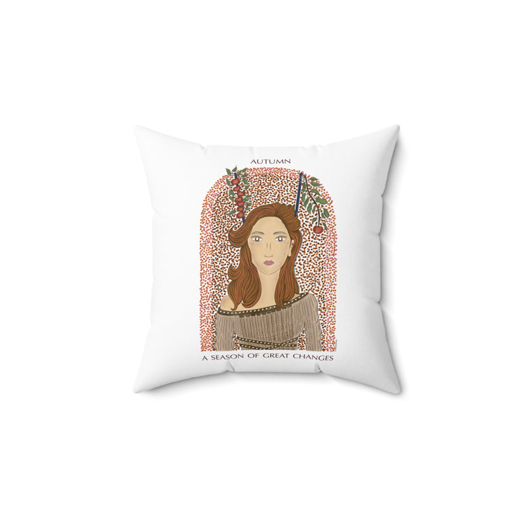 Autumn Apples Throw Pillow