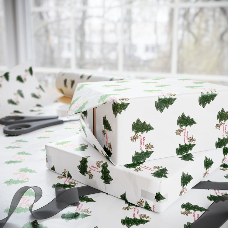 Christmas Trees Gift Wrap
