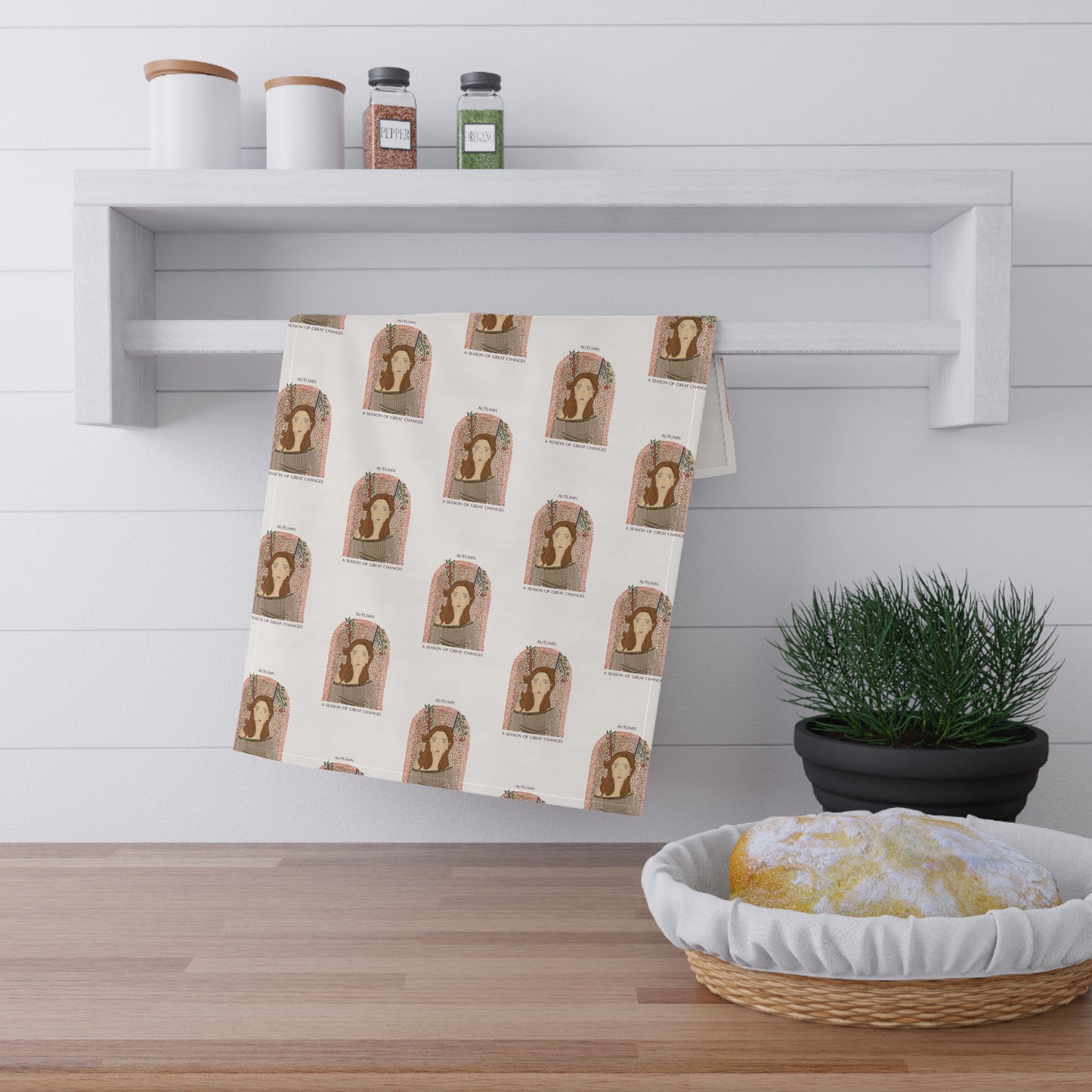 Autumn Apples Tea Towels