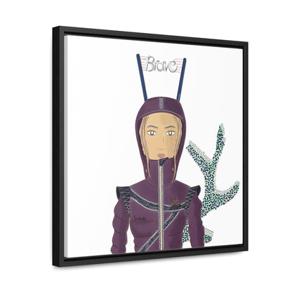 No.26 Girl with the Brave Hood Framed Canvas Art Print