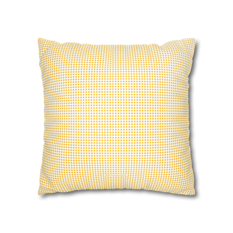 Lemons Suede Square Pillow Cover