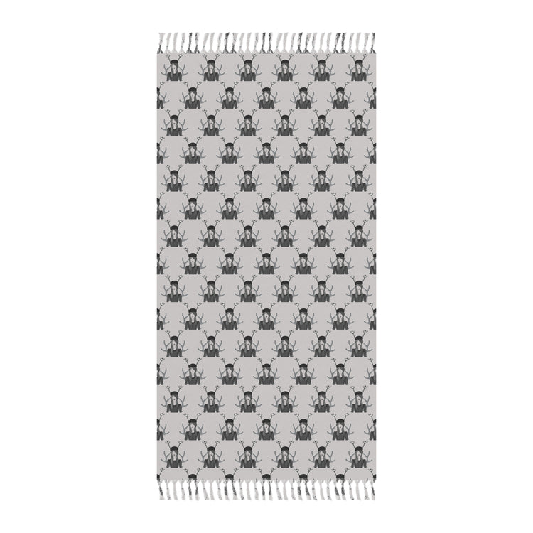 Street Light Lampposts Boho Beach Blanket