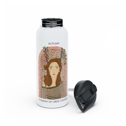 Autumn Apples Stainless Steel Water Bottle