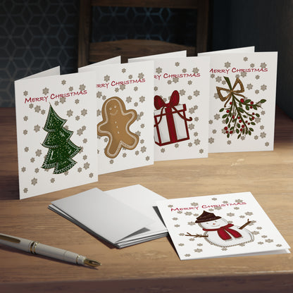 Christmas Cheer Greeting Cards Assortment (5-Pack)