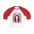 Red Wine Glasses 3\4 Sleeve Baseball Tee
