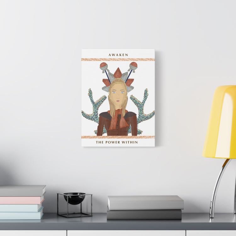 No.30 Girl with the Bling Sculpture Canvas Art Print
