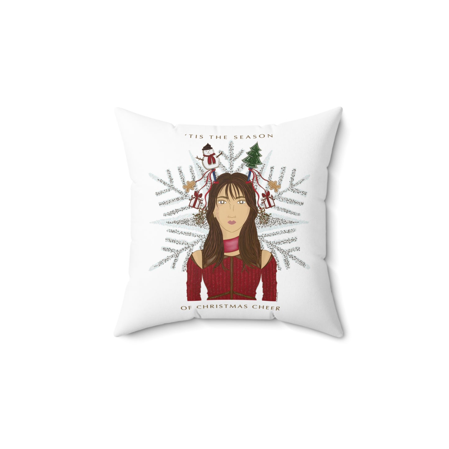 Christmas Cheer Throw Pillow