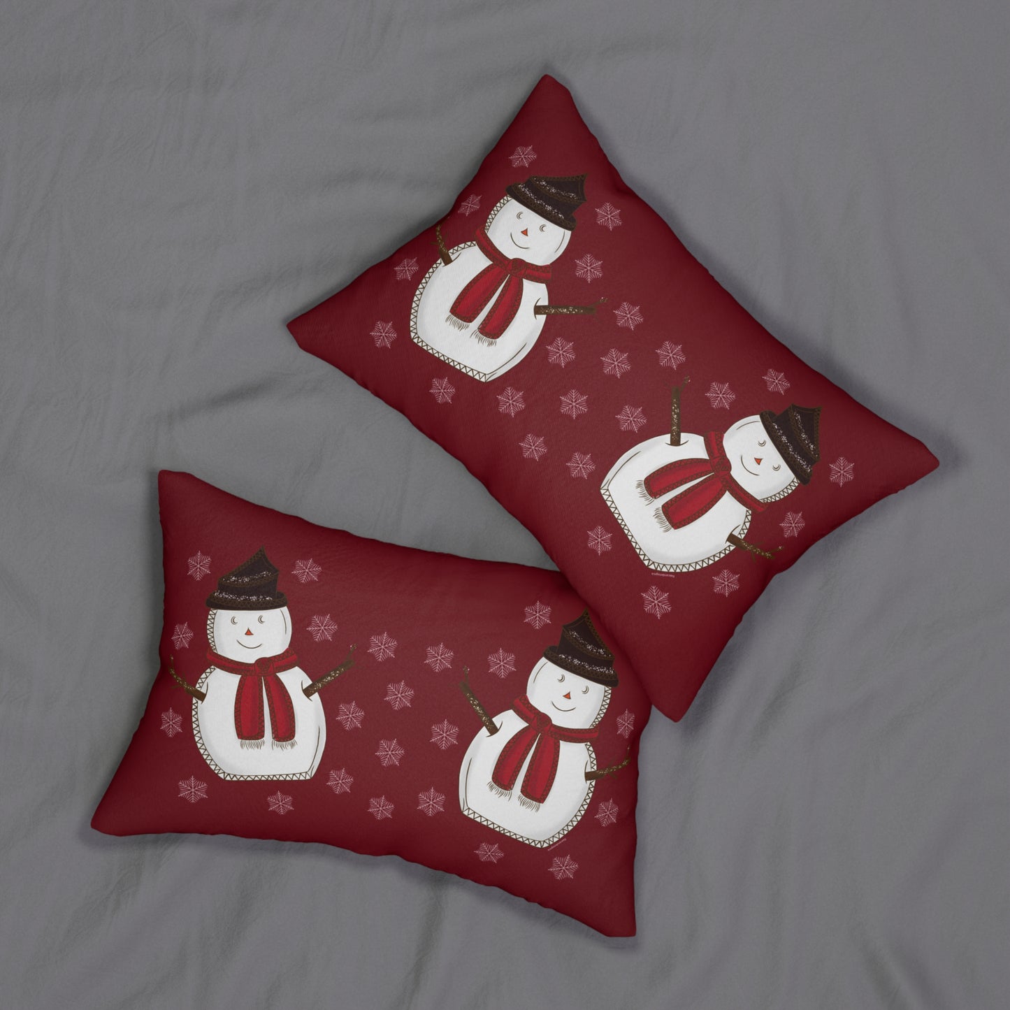 Christmas Snowpals Throw Pillow