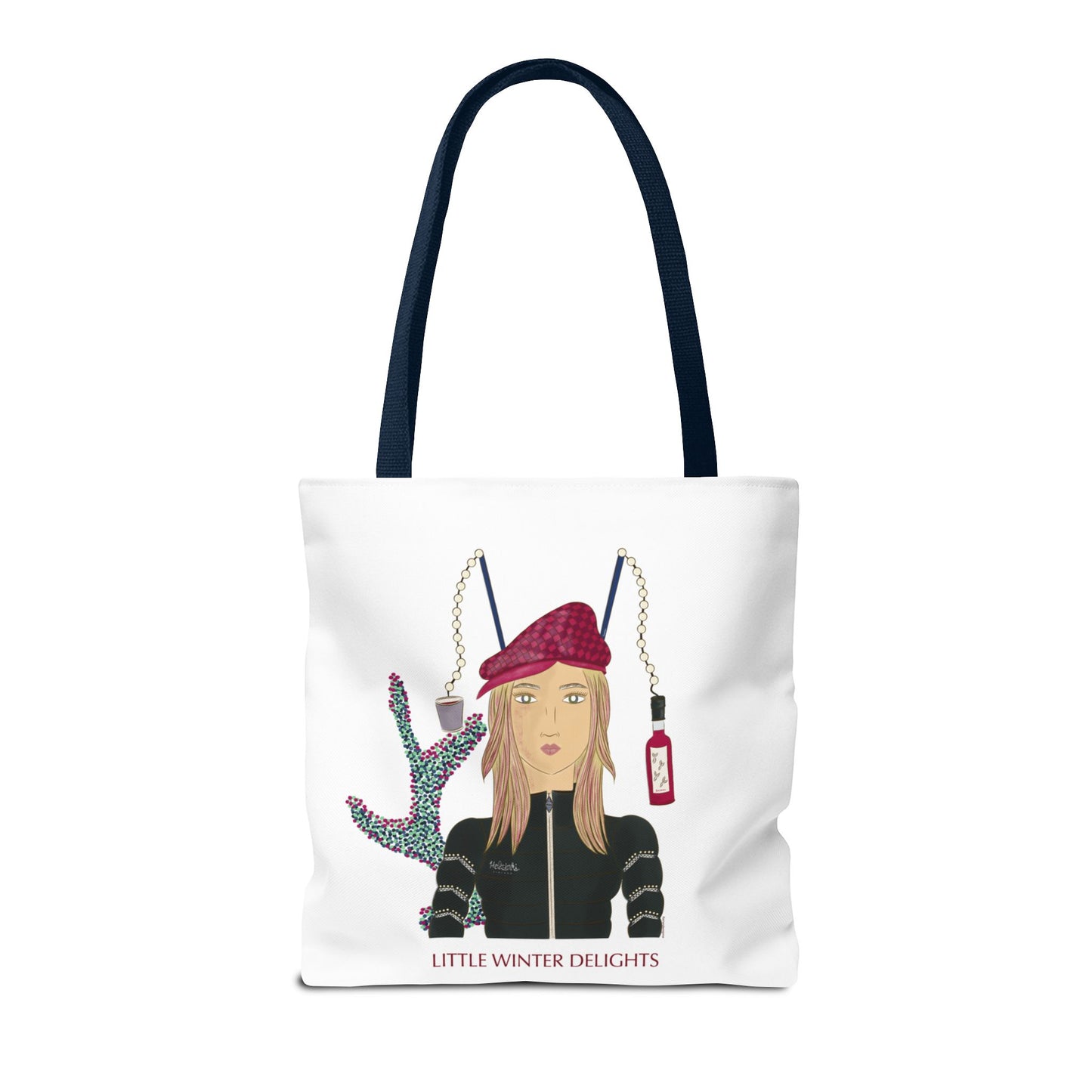 Strawberry Mulled Wine Tote Bag