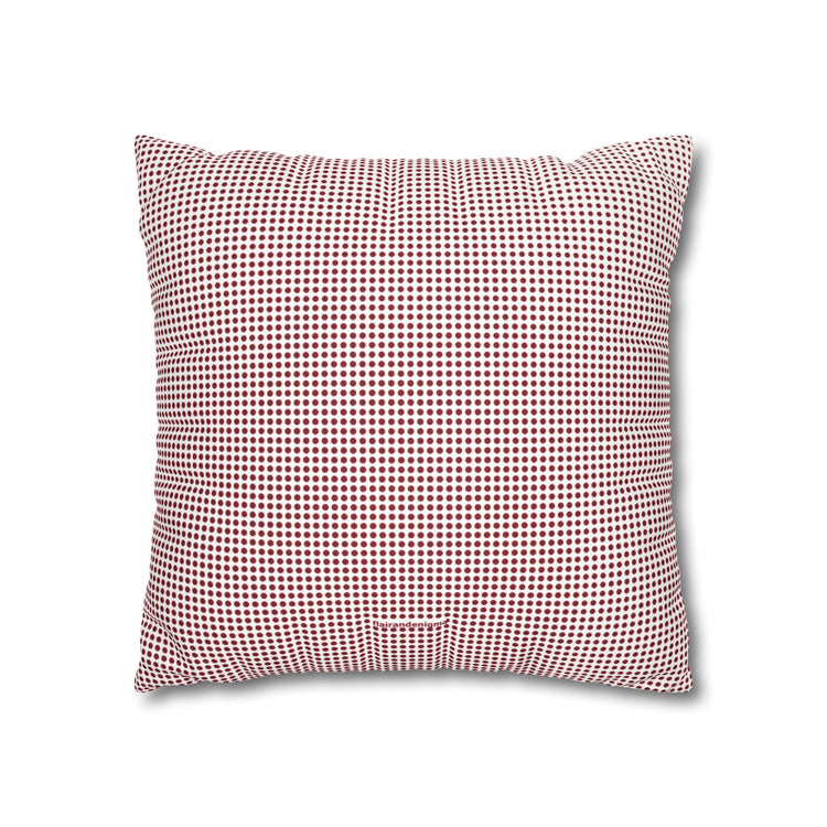 Red Wine Glasses Suede Square Pillow Cover