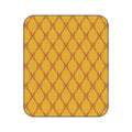 Orange Crescent Moon Picnic Blanket
