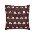 Halloween Ghosts Tufted Square Floor Pillow