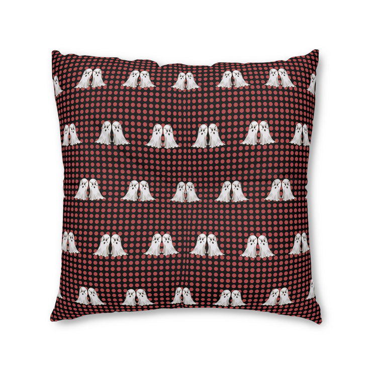 Halloween Ghosts Tufted Square Floor Pillow