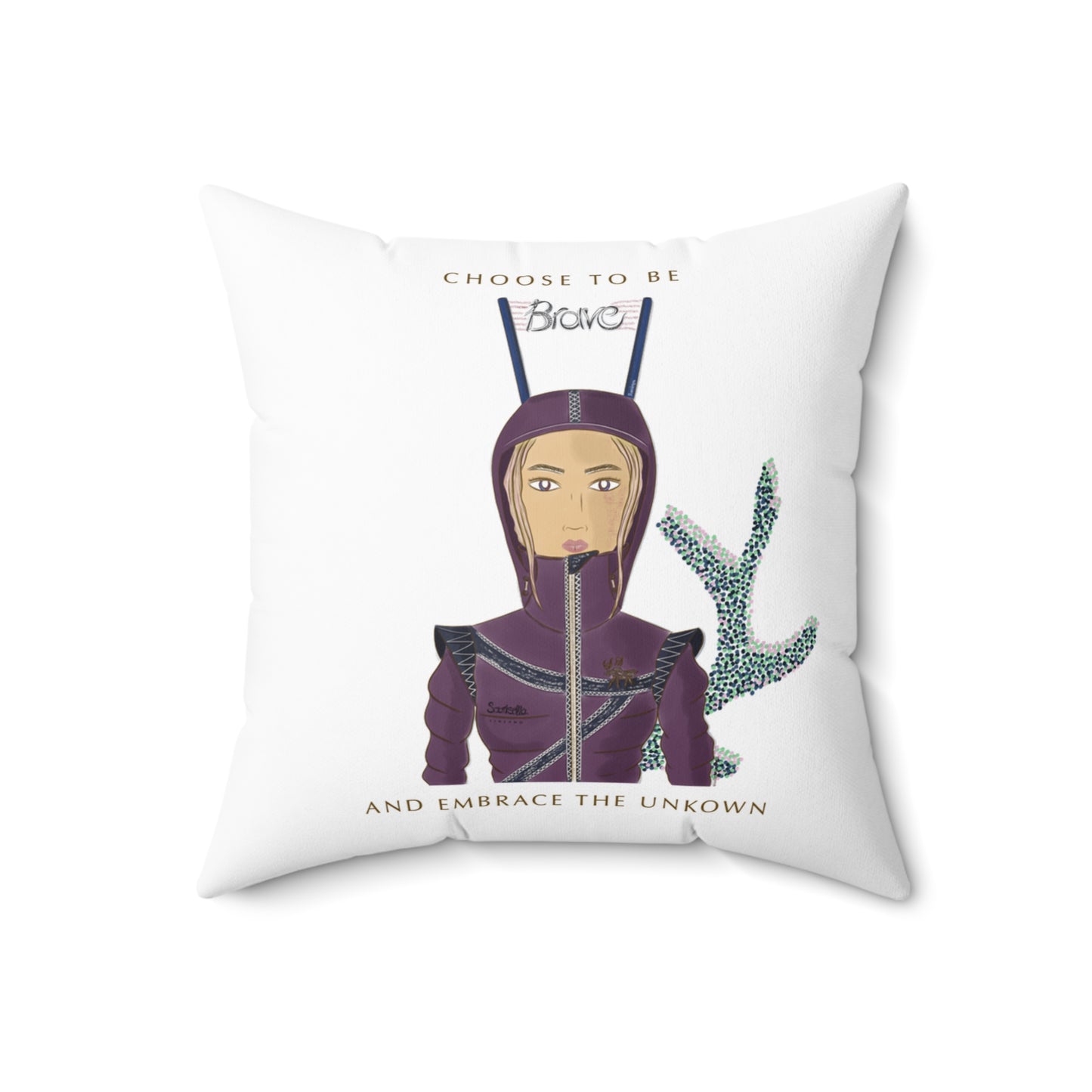 Brave Throw Pillow