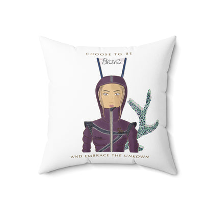 Brave Throw Pillow