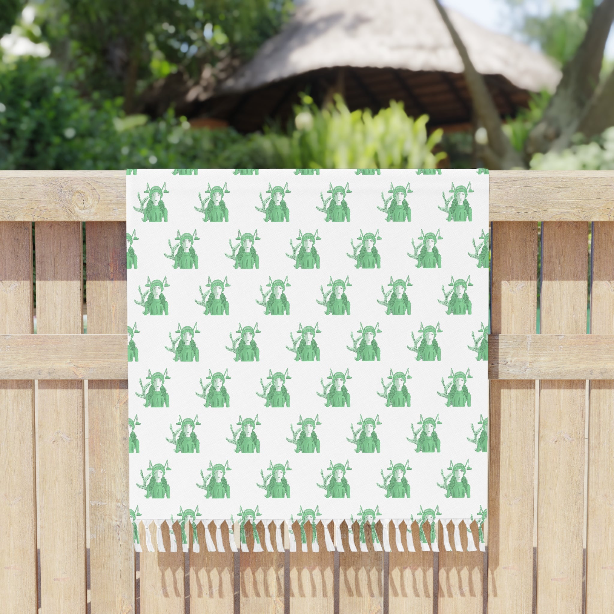 Glass Igloos Boho Beach Blanket