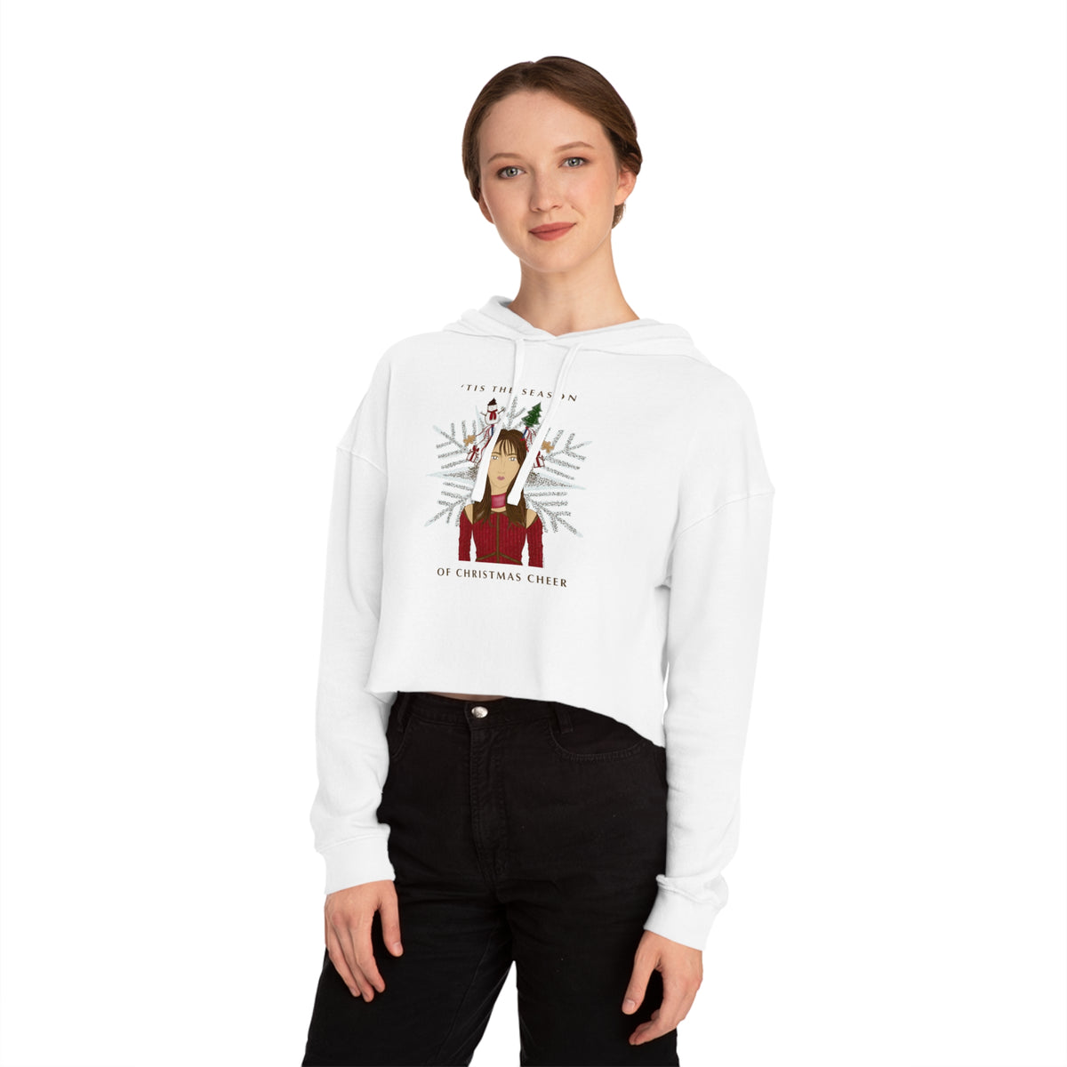 Christmas Cheer Cropped Hoodie