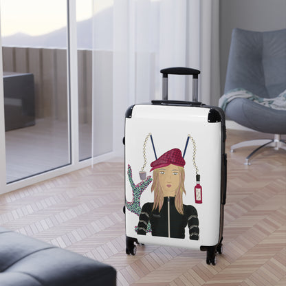 Strawberry Mulled Wine Travel Luggage